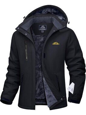 Warm Waterproof Winter Coat for Women - Fleece Lined Ski & Snow Jacket